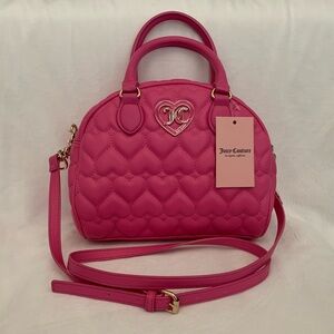 Juicy Couture Pink Quilted Heart Handbag